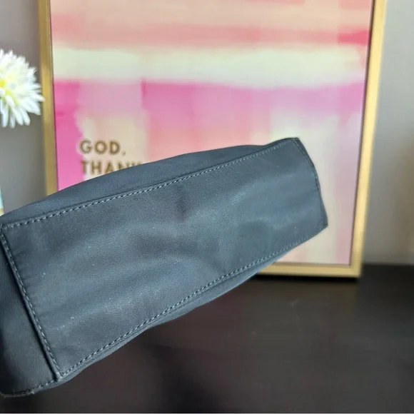 Vintage Prada Mini Nylon Shoulder Bag Black - Picture 6 of 11